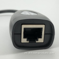 Extensor USB con base ponderada de interruptor 1 metro